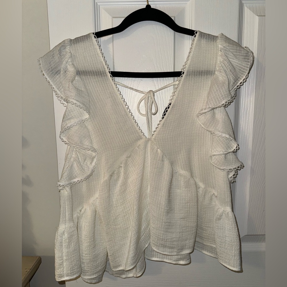 NWOT Zara White Top